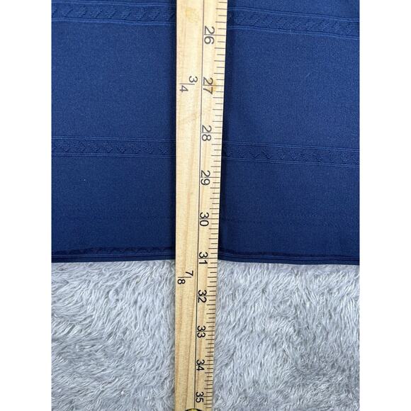 Adidas Shirt Mens Large Blue Climalite Golf Polo Logo Short Sleeve Textured - Picture 4 of 9